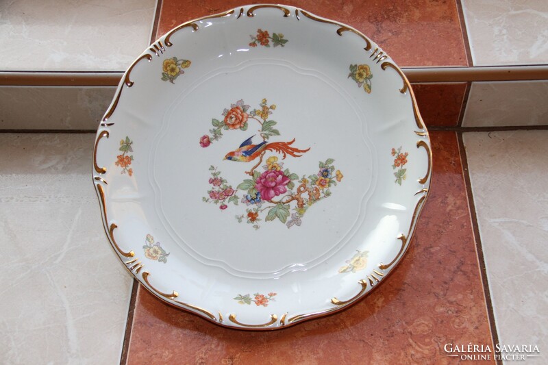 Zsolnay paradicsommadaras kerek kínáló 30 cm (K)