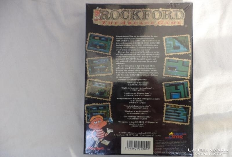 Rockford - Atari ST játék, bontatlan (1629)