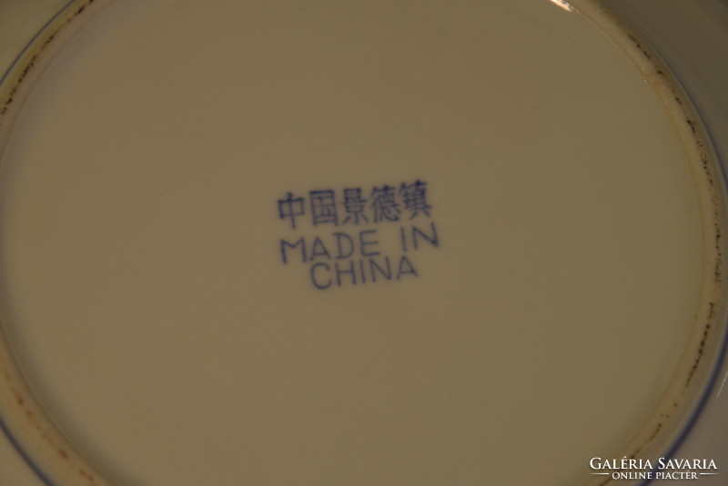 Rizs szemes kínai porcelán tányér A163