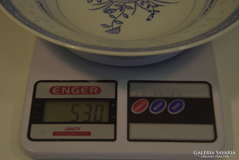 Rizs szemes kínai porcelán tányér A163