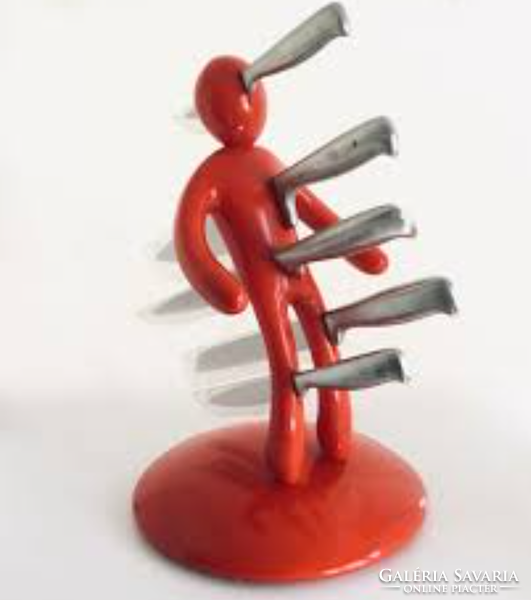 Pop art Raffaele Iannelo Red Voodoo  késblokktartó / Vintage Decor