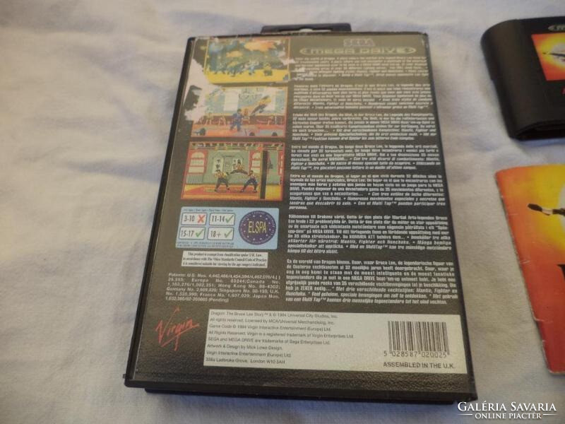Dragon (Bruce Lee) - Sega Megadrive játék (1726)