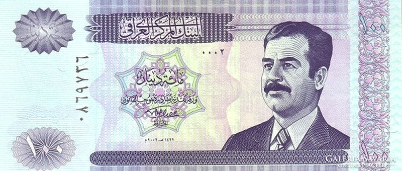 Irak 100 dinár 2002 UNC