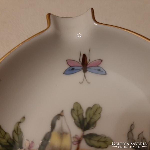 Herendi szèp Rothschild mintás hamus porcelán tálka