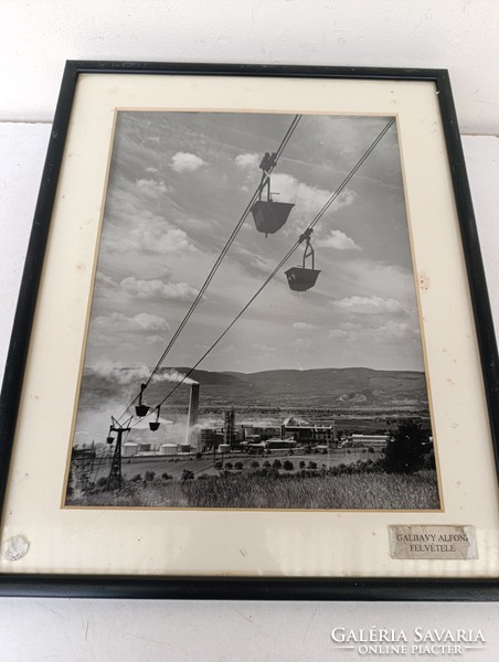 Antik fotó művészi felvétel bánya bányász csille 1967 Galbavy Alfonz felvétele 818 1327