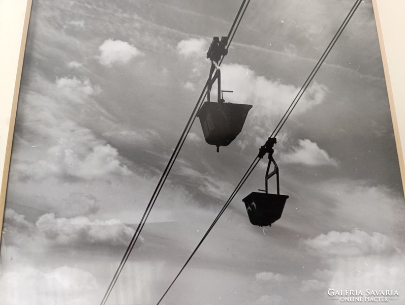 Antik fotó művészi felvétel bánya bányász csille 1967 Galbavy Alfonz felvétele 818 1327