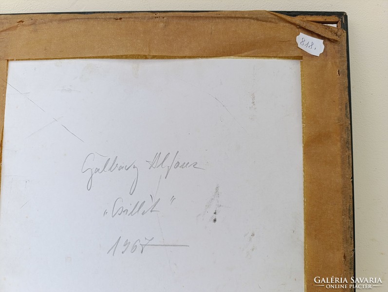 Antik fotó művészi felvétel bánya bányász csille 1967 Galbavy Alfonz felvétele 818 1327