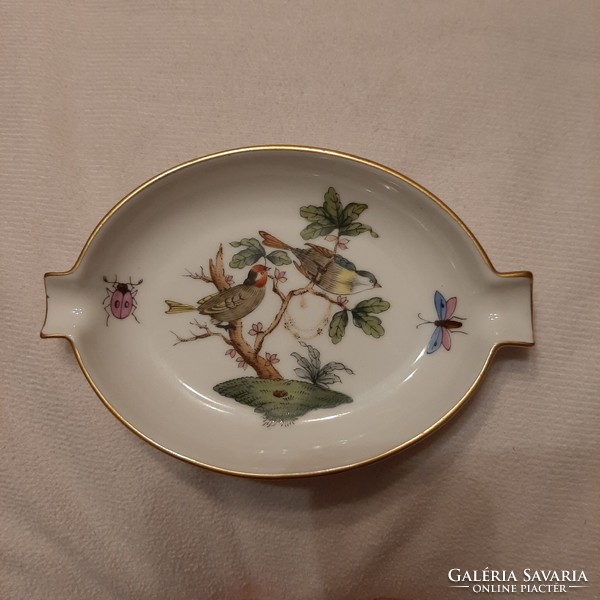 Herendi szèp Rothschild mintás hamus porcelán tálka