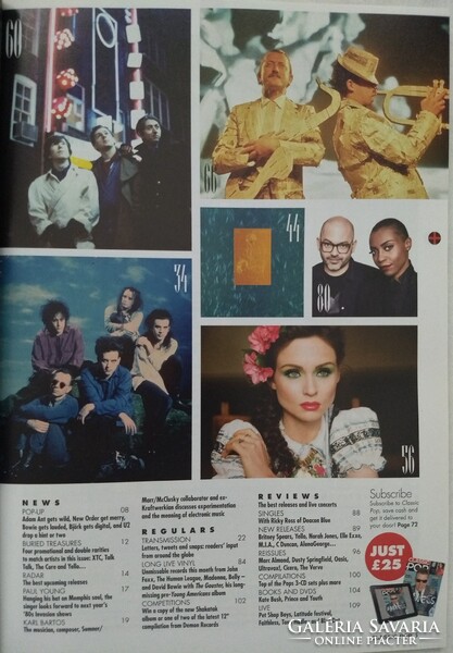 Classic Pop 2016/10+11 Madness Cure Barry Gibb Thompson Twins XTC Talk Talk Yello Kraftwerk PSB