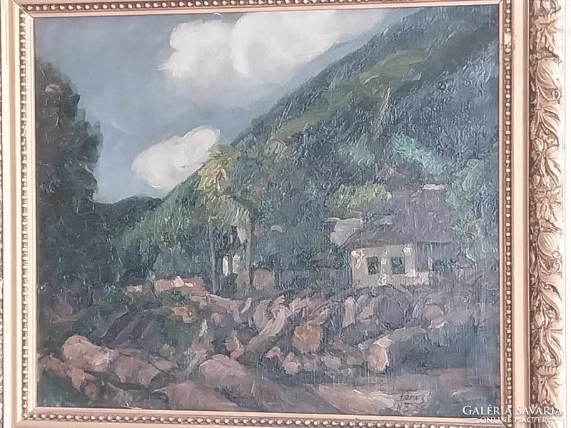Vörös Géza - Gatter a Kereszthegy lábánál, Nagybánya