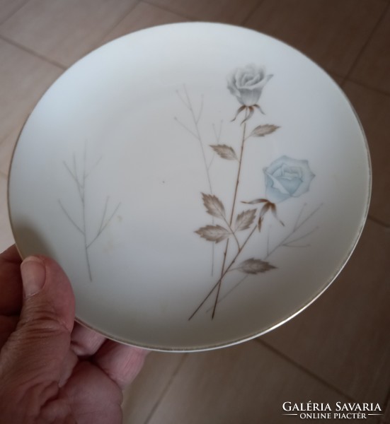 Retro 6db Mikasa Csont Porcelán Süteményes Bone China kistányér