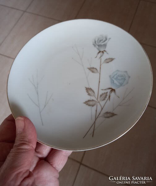 Retro 6db Mikasa Csont Porcelán Süteményes Bone China kistányér
