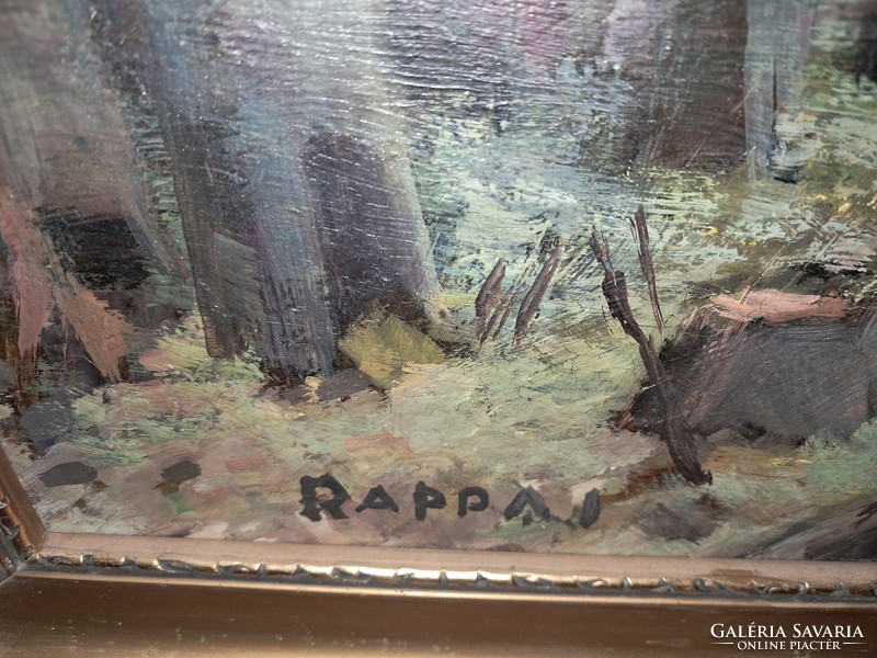 Rappai: Erdőrészlet (olaj)