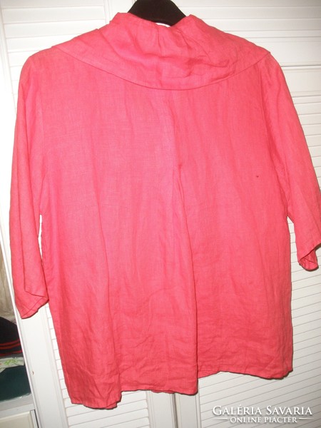 100% len lezser kabát, korall