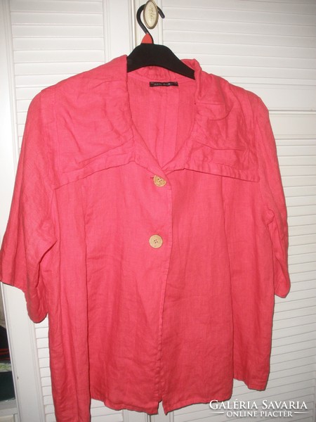 100% len lezser kabát, korall