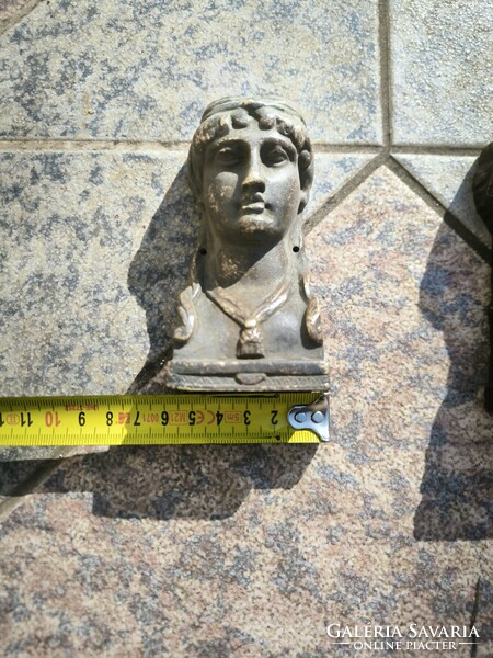 Réz figurális Empire Ampire bútor dísz 4 db .Szekreter, Vitrin komód smizetl