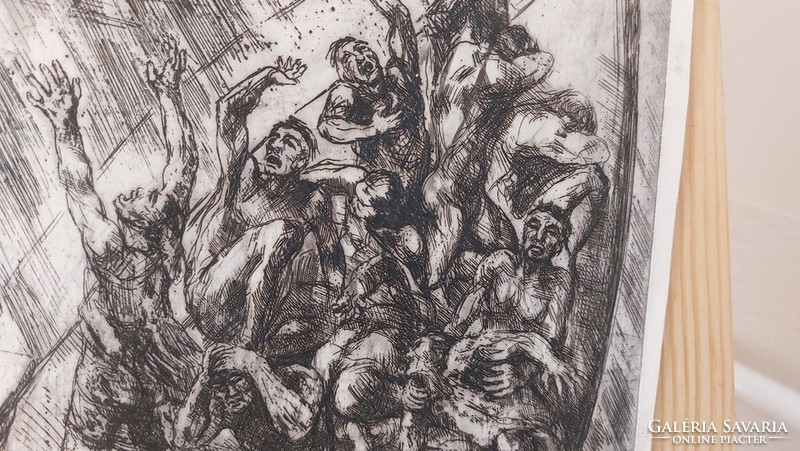 (K) Herpai Zoltán rézkarc  25x33 cm 2.