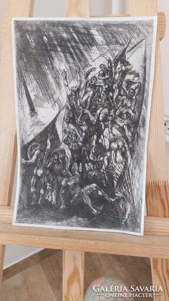 (K) Herpai Zoltán rézkarc  25x33 cm 2.