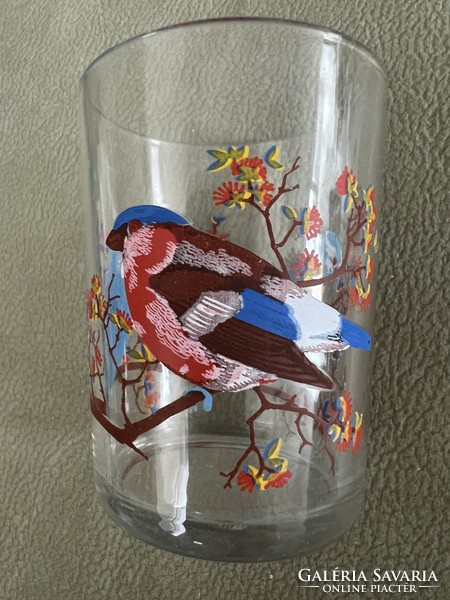 Francia-REIMS-VMC kristály madaras üveg pohár, sorszámozott,  jelölt, nagyon szép