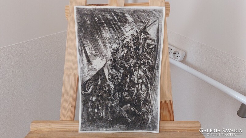 (K) Herpai Zoltán rézkarc  25x33 cm 2.