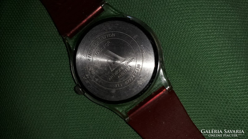 Retro német LINZ quartz kvarcóra nem tesztelt a képek szerint