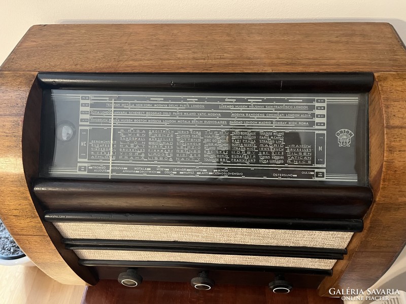 ORION 440 típusú csöves rádiókészülék restaurálva