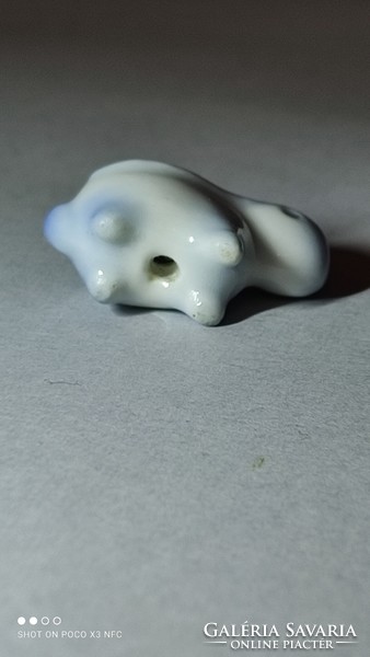 Aquincum aquazur mini miniatűr nyuszi porcelán Ősz Szabó Antónia terv nyúl