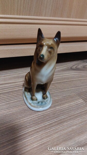 Zsolnay porcelán kutya,  hibátlan állapotban!