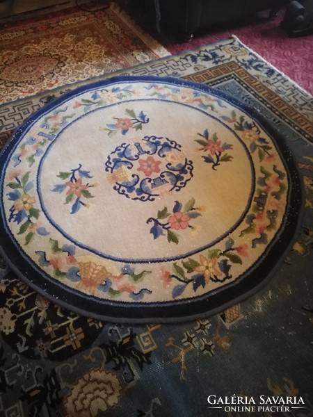 Kör alakú kínai szőnyeg 128 cm