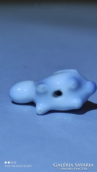 Aquincum aquazur mini miniatűr nyuszi porcelán Ősz Szabó Antónia terv nyúl