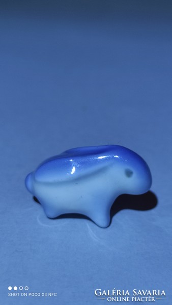 Aquincum aquazur mini miniatűr nyuszi porcelán Ősz Szabó Antónia terv nyúl