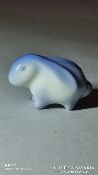 Aquincum aquazur mini miniatűr nyuszi porcelán Ősz Szabó Antónia terv nyúl