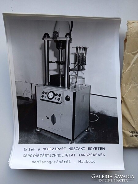 ZA207.2  Nehézipari Műszaki Egyetem Gépgyártástechnológia Tanszék  MISKOLC kb 32 fotó 1973