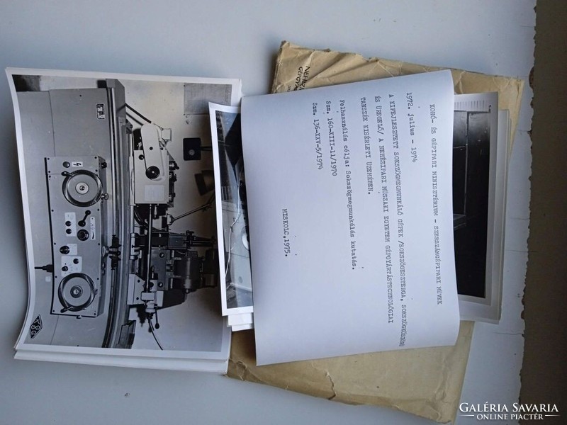 ZA207.2  Nehézipari Műszaki Egyetem Gépgyártástechnológia Tanszék  MISKOLC kb 32 fotó 1973