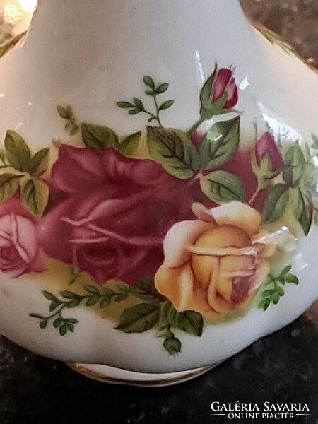 Royal Albert old country roses angol porcelán váza 13 cm
