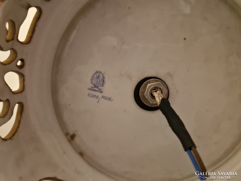 Sprog mintás Herendi lámpa Nagy méretű, Ritkaság