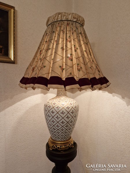 Sprog mintás Herendi lámpa Nagy méretű, Ritkaság