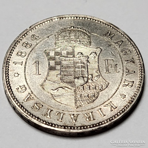 Ferenc József ezüst 1 Forint 1884 KB