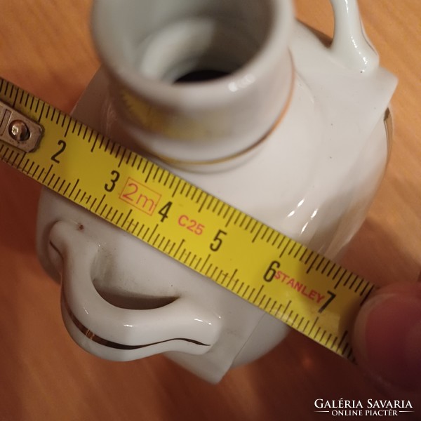 Hollóházi porcelán kulacs - Ganz-Mávag v.s.c.