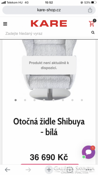 KARE  designer fotel - forgószék