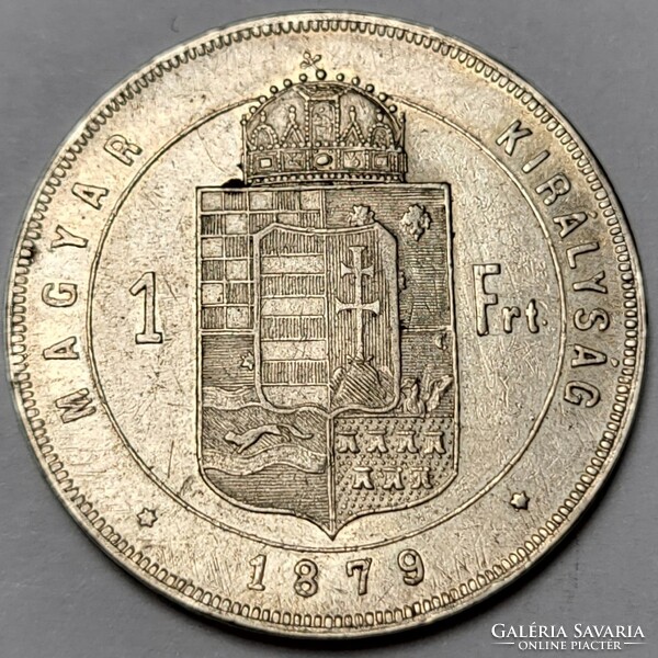 Ferenc József ezüst 1 Forint 1879 KB