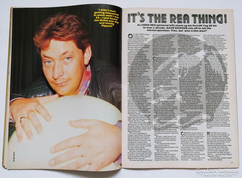 Extra Kerrang 1985/7 Billy Idol Nico Black Oak Gary Glitter Chris Rea Madhatter Debbie Bonham Beards