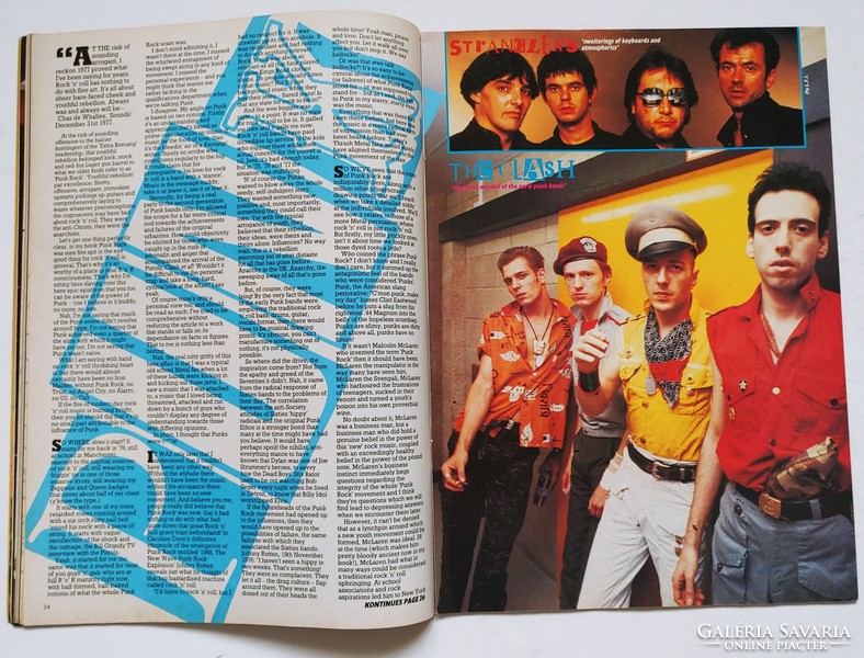 Extra Kerrang 1985/7 Billy Idol Nico Black Oak Gary Glitter Chris Rea Madhatter Debbie Bonham Beards
