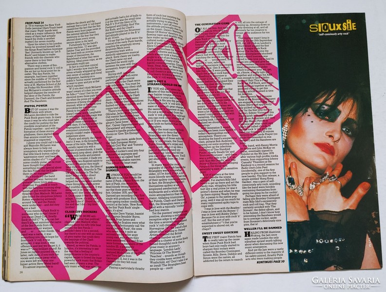 Extra Kerrang 1985/7 Billy Idol Nico Black Oak Gary Glitter Chris Rea Madhatter Debbie Bonham Beards