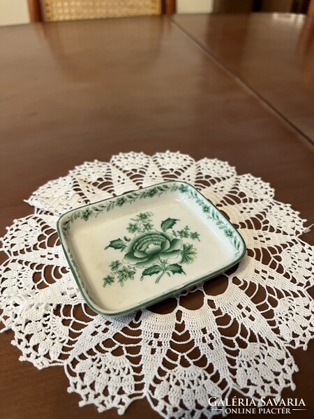 Herendi zöld Nanking mintás apró tálka / tál