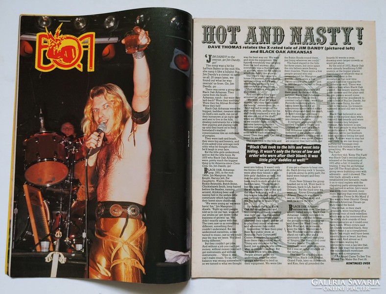 Extra Kerrang 1985/7 Billy Idol Nico Black Oak Gary Glitter Chris Rea Madhatter Debbie Bonham Beards