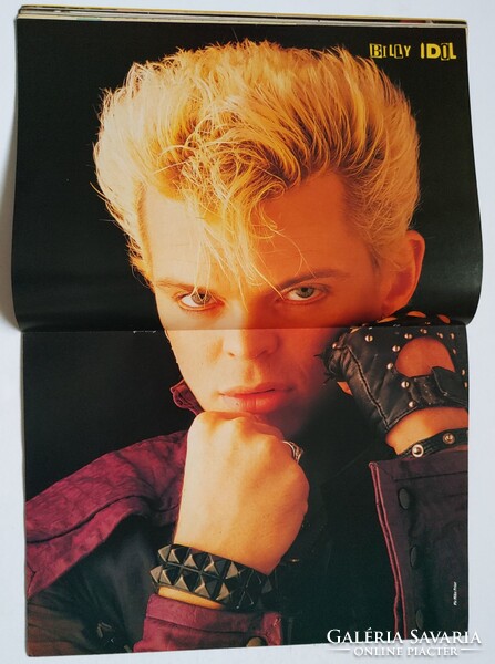 Extra Kerrang 1985/7 Billy Idol Nico Black Oak Gary Glitter Chris Rea Madhatter Debbie Bonham Beards