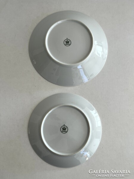 Vintage, retro Kahla mesemintás (Piroska és a Farkas), mesejelenetes, gyerek porcelán mély tányér