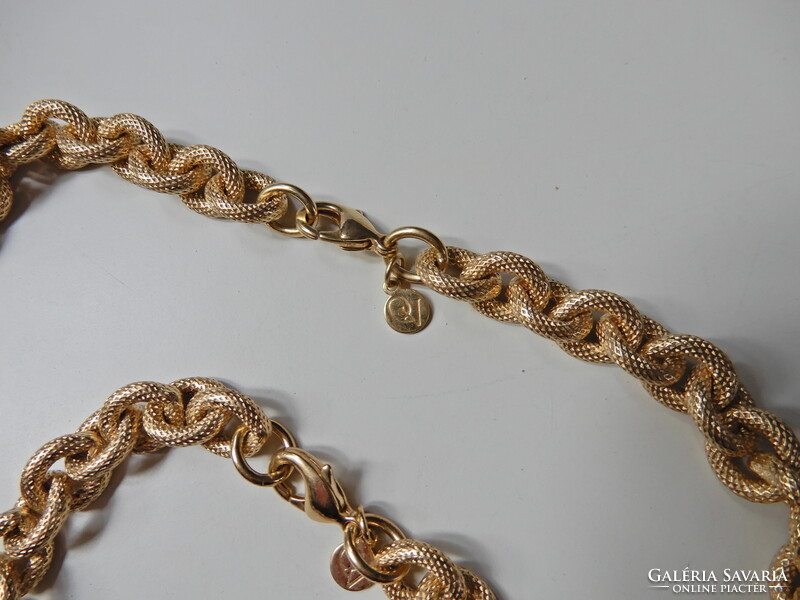 Vintage QUO VADIS márkájú minőségi aranyozott ékszer szett