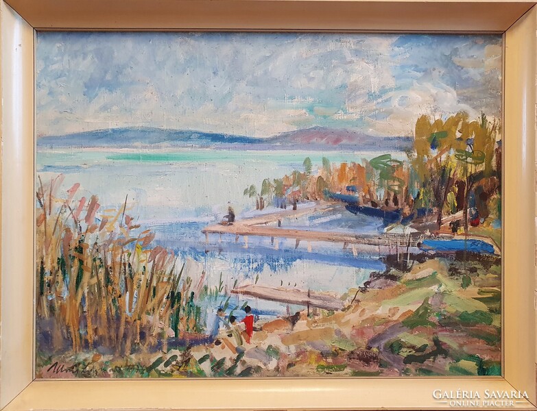 Uhrig Zsigmond 1974 / Balatoni táj